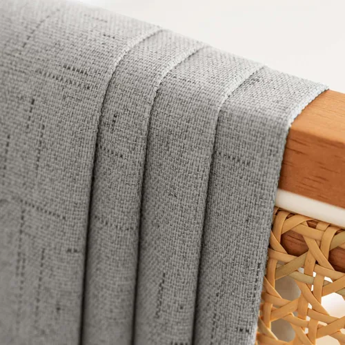 Miniatura 46 de H.VERSAILTEX - Cortina opaca 100 % de lino de 108 pulgadas de largo para dormitorio, con aislamiento térmico, lino texturizado, ahorro de energía
