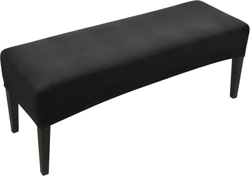 Miniatura 20 de FORCHEER Funda para Banco de Comedor de Tela de Cuero Sintético Innovadora Funda Deslizable para Banco para Sala de Estar Lavable Funda para Otomán