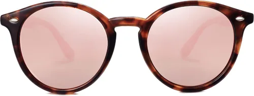 SOJOS - Gafas de sol redondas y polarizadas estilo clásicas y retro para mujeres y hombres, SJ2069
