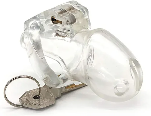 Miniatura 6 de Jaula de castidad HT-V3 Jaula ligera para pene Dispositivos de castidad de resina Jaula de castidad masculina Juguete sexual para adultos