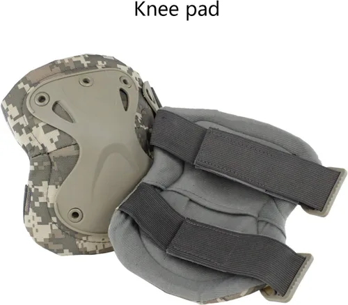 Miniatura 8 de Almohadillas Protectoras Tácticas de Combate para Rodilla y Codo para Juegos de Paintball CS al Aire Libre, Ciclismo, Seguridad, Equipo