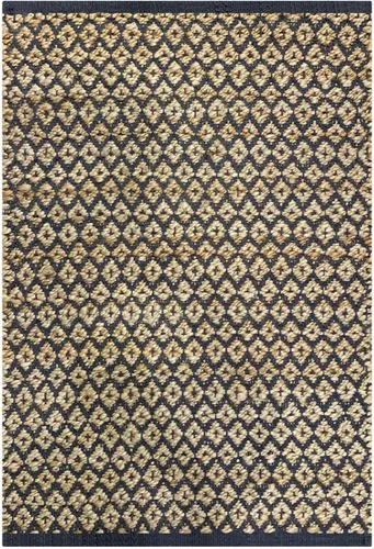 Miniatura 15 de Jute Patsan - Alfombra tejida a mano de 2 x 3 pies, diseño de rayas torcidas naturales, alfombra de piso suave para entrada, cocina, dormitorio