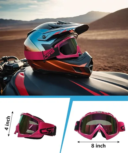 Miniatura 5 de CRG Sports - Gafas de protección para motocicleta, ATV, Dirt Bike, todo terreno, carreras de motocross para hombres, mujeres, adultos