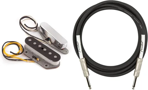 Paquete de pastillas Fender Pure Vintage '64 Telecaster con cable de instrumento Paquete con cable