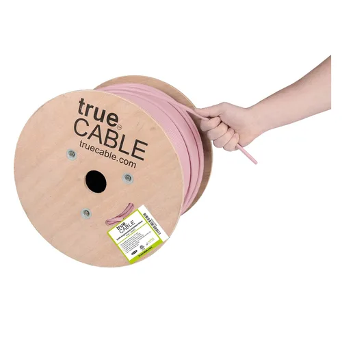 Miniatura 12 de TRUE CABLE Cable Ethernet a granel de elevación blindada Cat6A, 1000 pies, azul, cobre sólido desnudo 23 AWG, 750 MHz, F/UTP, PoE++ 100 W
