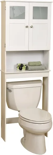 Miniatura 6 de Zenna Home Armario de pared de almacenamiento para baño, organizador de almacenamiento de madera montado en la pared, gabinete de medicina ideal