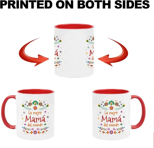 Miniatura 6 de Cabtnca La Mejor Mama Del Mundo, regalos para mamá en español, taza de café para mamá, regalo para mamá, regalos de Navidad para el día de la madre