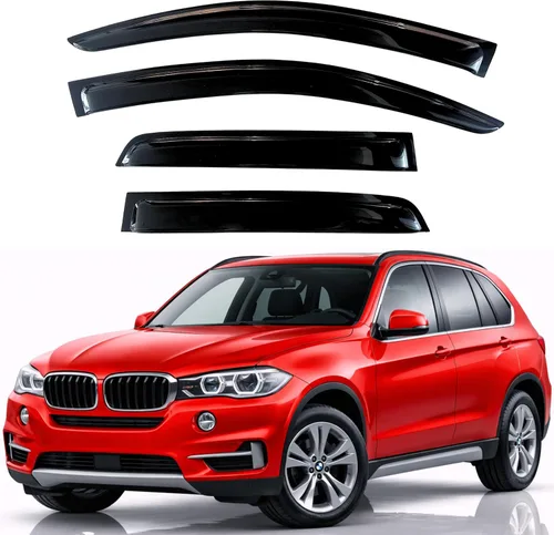 Miniatura 161 de KPY Visor de ventana compatible con Hyundai Tucson 2021-2025, 4 piezas de deflector de ventilación para ventana lateral, estilo Mugen, protector