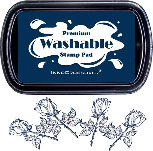 Miniatura 10 de Almohadilla de tinta lavable, las mejores almohadillas de sello para niños, manualidades para niños, kit de huellas de patas, kit de huellas