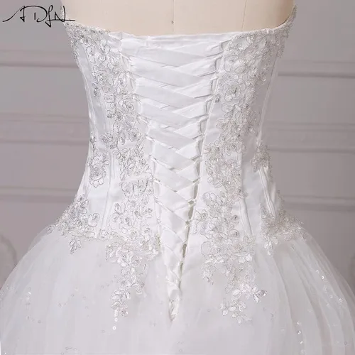Miniatura 5 de YIPEISHA Clásico vestido de novia con corset bordado con cuentas