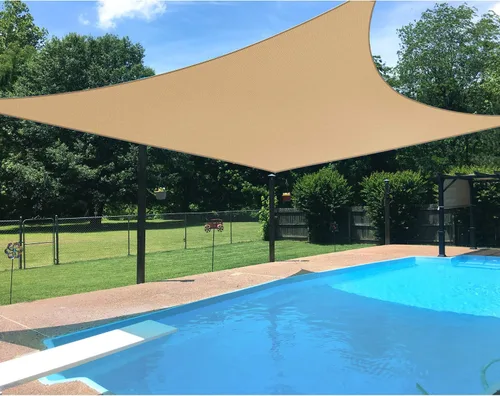 Miniatura 6 de Patio Paradise - Toldo parasol rectangular de 12 x 12 pies, Toldo con bloqueador de luz solar para patio, Toldo para patio, Toldo resistente