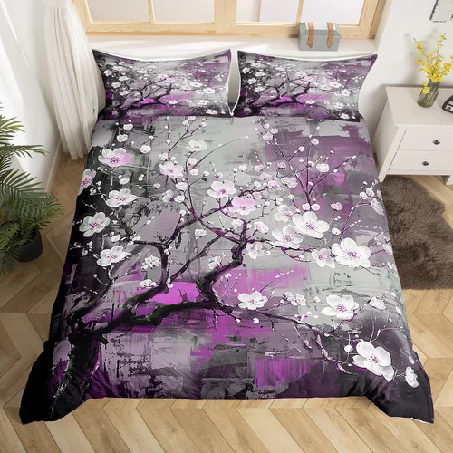 Miniatura 29 de Funda de edredón de gatos negros y blancos, juego de ropa de cama verde para niños, bonita funda de edredón de gatos para decoración de habitación