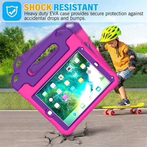 Miniatura 5 de SUPLIK Funda para niños para iPad de 5ª/6ª generación (9.7 pulgadas, 2017/2018), iPad Air 1 y Air 2 y Pro 9.7 Funda con protector de pantalla, funda