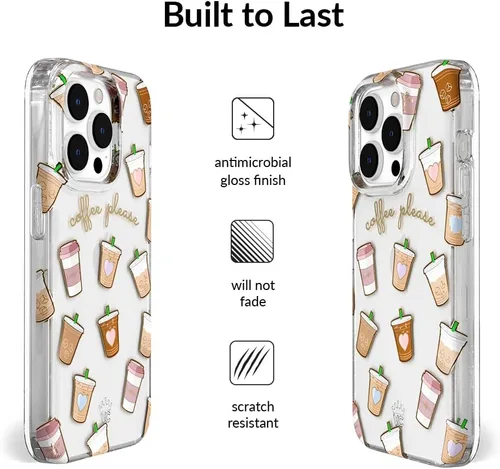 Miniatura 5 de VELVET CAVIAR Funda para iPhone 14 Pro, probada en caídas de 10 pies, color café