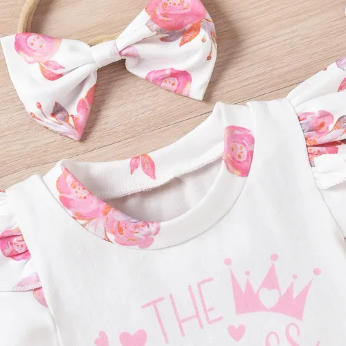 Miniatura 5 de Aalizzwell Traje de verano de 5 piezas para bebé niña