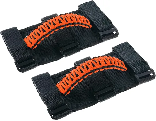 Miniatura 14 de Savadicar 2 x Asas de Agarre para Barra Antivuelco Manijas de Agarre para Jeep Wrangler YJ TJ JK JL y Gladiator JT 1987-2023, UTV, ATV, Accesorios