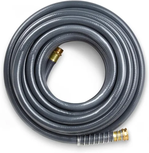 Miniatura 3 de Manguera Gilmour Flexogen 10058050, de 8 capas, 58 pulgadas por 50 pies, gris, Negro