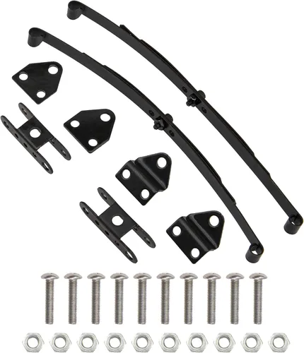 Miniatura 2 de ShareGoo - Kit de barra de acero con suspensión de resorte rígido compatible con RC4WD D90 1/10 RC Rock Crawler