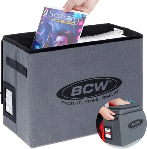 Miniatura 10 de BCW Caja de almacenamiento de cómics – 2 unidades Estuche plegable Cada uno se adapta a 125-150 libros de cómics con funda y tablero