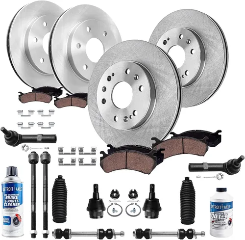 Miniatura 99 de Detroit Axle - Rotores de freno para Ford Mustang 2015 2016 2017 2018 2019 2020 2021 2022 2023 Rotores de freno de disco 2016 2017 2018 2019