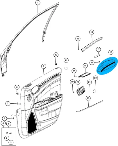 Miniatura 5 de NHILES Apoyabrazos para lado del conductor izquierdo y lado del pasajero derecho de la puerta delantera Compatible con Chrysler 300 Dodge Charger