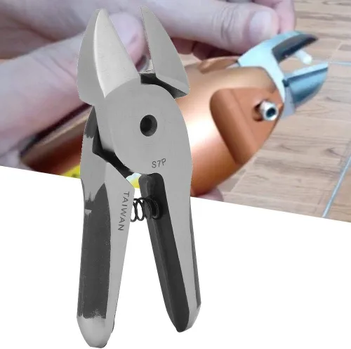 Miniatura 3 de S7P Alicates de corte neumático de repuesto para cabezal de corte, tijeras de aire, ajuste para HS30, Alicates de corte de 0.130 in, alambre