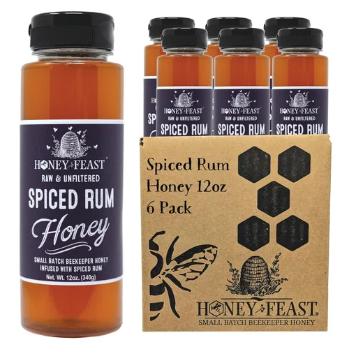 Miniatura 47 de Honey Feast, Miel de Flor Silvestre, 12 Onza