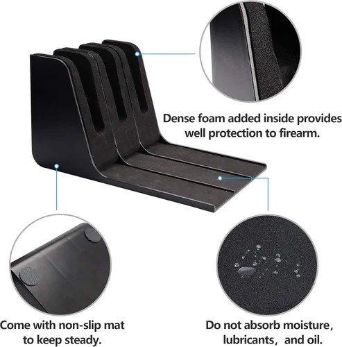 Miniatura 2 de Adoreal Soporte para pistola para pistola de almacenamiento seguro para armas, accesorio seguro para armas, organizador seguro para armas