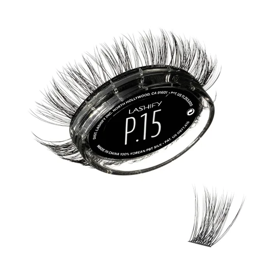 Miniatura 19 de Lashify Plushy - Pestañas postizas de 10 mm de gasa en negro, pestañas falsas fáciles de hacer DIY para un aspecto voluminoso pero aún natural