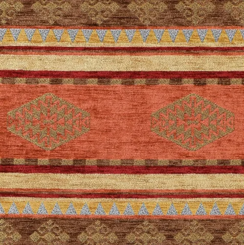 Miniatura 3 de The Yard Meter - Tapiz de tela con patrón Kilim bohemio tribal del suroeste, turco, marroquí, mexicano, étnico mexicano (1 yarda (55 x 36 pulgadas)