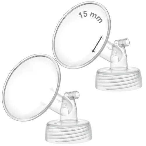 Maymom Pieza de bomba compatible con bombas Spectra Ameda Luna, Incl Brida de boca ancha de 0.59 pulgadas; no original Spectra S1 S2 9 Plus Synergy