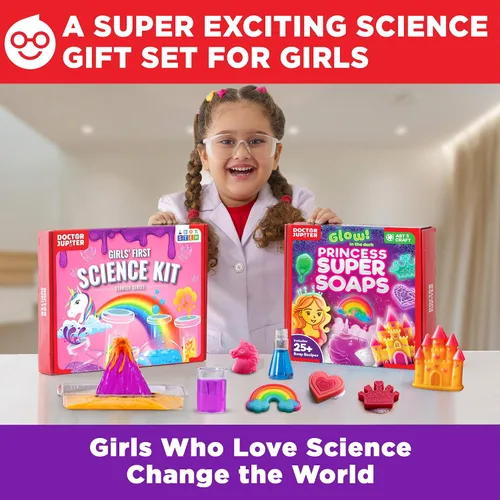 Miniatura 2 de Doctor Jupiter Juego de Regalo Super Science Conjunto de 'Kit de Primera Ciencia para Niñas', 'Princess Super Soaps' para niños de 4+ años Ideas