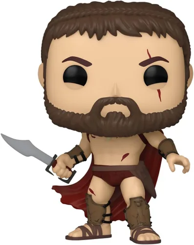 Miniatura 2 de Funko Pop! Movies: 300- Leonidas - Bloody - 300 The Movie - Figura de vinilo coleccionable - Idea de regalo - Producto oficial - para niños