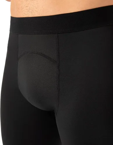 Miniatura 49 de Pantalones de compresión de 3/4 de una pierna para hombre, mallas de baloncesto atléticas para correr, leggings deportivos de capa base capri