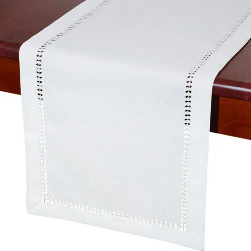 Miniatura 7 de Grelucgo Servilletas de mesa de comedor con dobladillo a mano para Halloween, hilo plateado entrelazado (negro, 4 servilletas de 18 x 18 pulgadas)