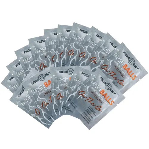 Miniatura 8 de Fresh Balls On-The-Go - Loción antirozaduras para llevar, tamaño de viaje de 0.07 onzas (paquete de 15) desodorante de bolas para hombres y crema