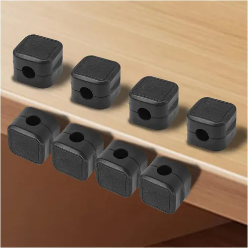 ZIMISI Paquete de 8 organizadores de cables para automóvil, organizador de cables magnéticos, clips de gestión de cables, organizador de cables
