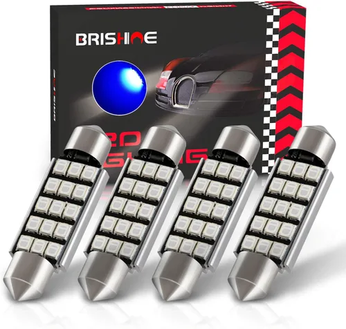 Miniatura 22 de 4 bombillas LED Festoon DE3175 de 1.102 in y 1.142 in, 2835 chipsets Canbus sin errores, 1.1 pulgadas, DE3021 3175 3022 N3, bombillas LED
