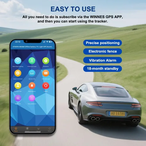 Miniatura 3 de Rastreador GPS 4G para vehículos, antirrobo, sin suscripción, dispositivo de seguimiento GPS en tiempo real, distancia ilimitada, batería de 150