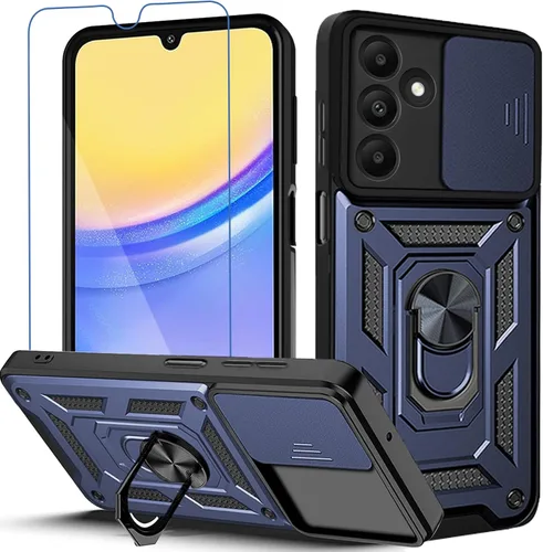 Miniatura 23 de Para Samsung Galaxy A13 5G Caso: Caja Del Teléfono Con Protector De Pantalla Para Samsung Galaxy A13 5G - Azul