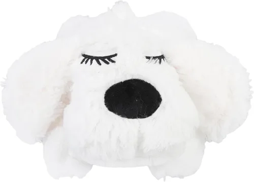 Miniatura 4 de Toys - Juguete interactivo de peluche con latido del corazón para el comportamiento de las mascotas, ayuda calmante para dormir (marrón)