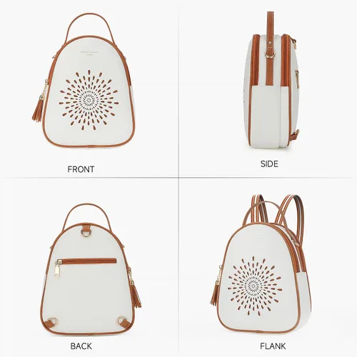 Miniatura 17 de T1953 Mochila para mujer, de piel sintética, para regalo para niñas y mujeres