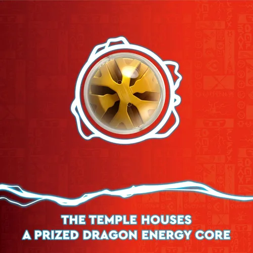 Miniatura 5 de LEGO NINJAGO Templo de los Dragones de Energía Centrales 71795, juguete de construcción con un templo NINJAGO y 6 minifiguras incluyendo Cole, Kai
