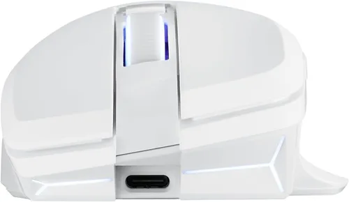 Miniatura 5 de PowerColor ALPHYN AM10 - Ratón inalámbrico para juegos, color blanco
