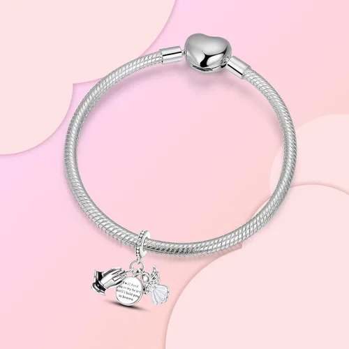 Miniatura 121 de Dije de girasol con diseño de estrella y luna y elefante para pulsera, collar de plata de ley 925, dijes de corazón de amor para mujer, regalo