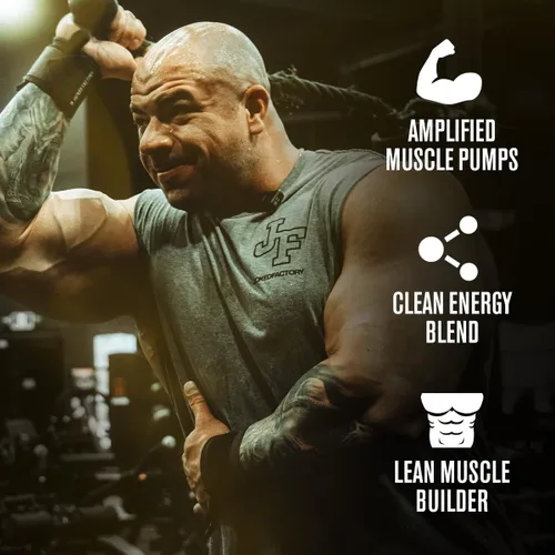 Miniatura 2 de Jacked Factory Nitrosurge Build - Preentrenamiento con creatina para construcción muscular, polvo de creatina con cret y elevATP para energía