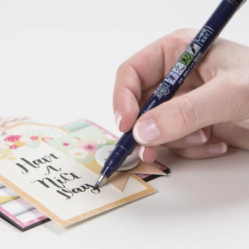 Miniatura 9 de Tombow 82038 Fudenosuke, punta suave y dura Fudenosuke Brush Pen para caligrafía y dibujos artísticos