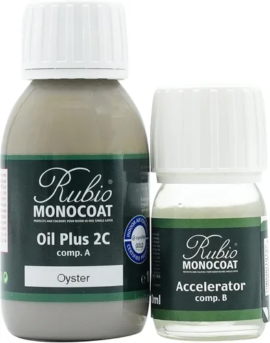 Miniatura 128 de Rubio Monocoat Aceite para Acabado de Madera 175 pies² - Puro Oil Plus 2C Aceite de Linaza para Madera Rápido de Secar, Ecológico para Uso