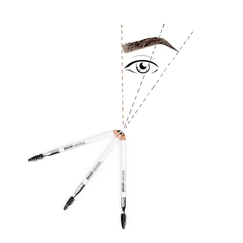 Miniatura 10 de wet n wild Brow-Sessive Brow Makeup Pencil Liner - Brocha de mezcla para maquillaje de cejas, precisa, punta fina, forma, define, rellenos, rubio