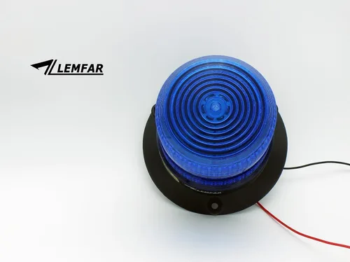 Miniatura 2 de Luces estroboscópicas de emergencia automotriz para vehículos Luz de advertencia de emergencia LED Flash luz de baliza (azul)